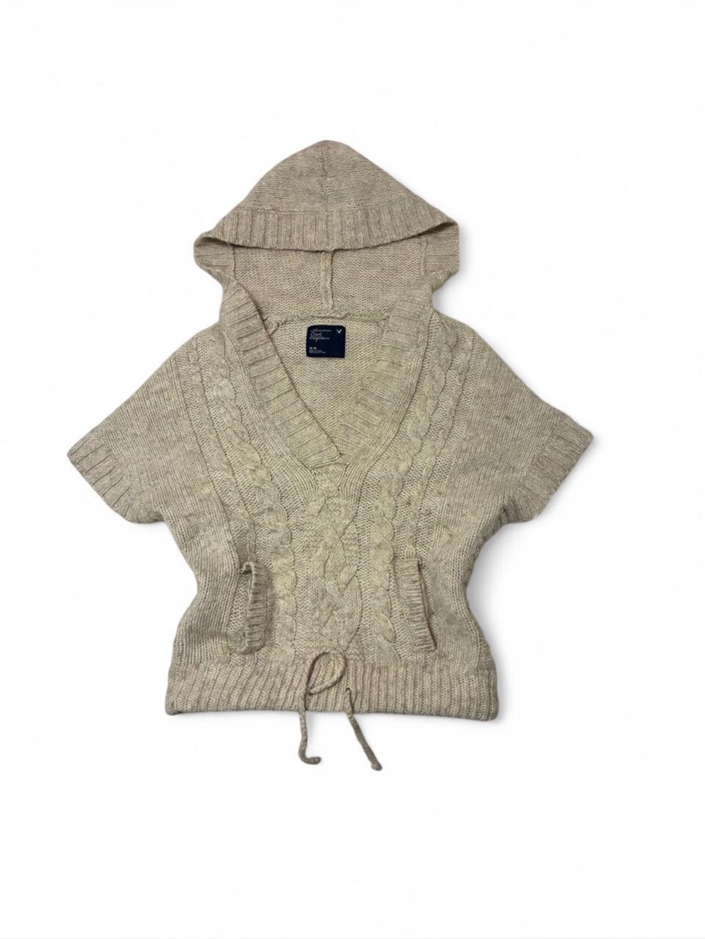 ๐ชก๐งตCream cable knit hooded sweater